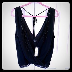 Black Bebe Top